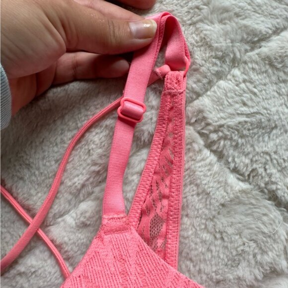 Victoria's Secret PINK | Coral Lace Push-Up Bra | Size 32DD - Picture 11 of 15